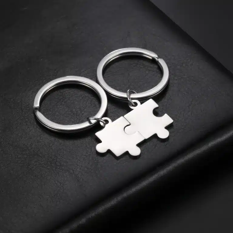 Porte clé couple puzzle 4