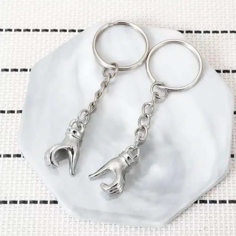 Porte-clés couple acier 3