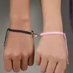 Bracelet coeur separable couple 1