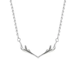 Collier couple cerf femme 3