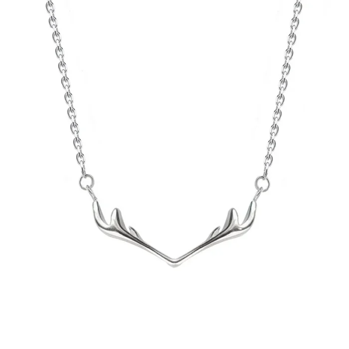 Collier couple cerf femme 3