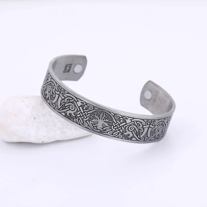Bracelet argent arbre de vie couple 2