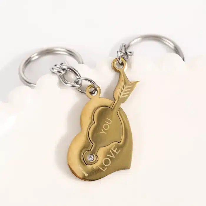 Porte clé fleches couple 2