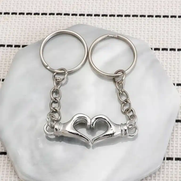 Porte-clés couple acier 2