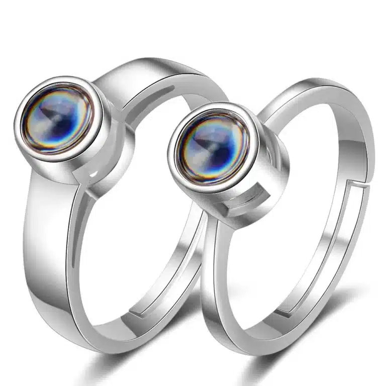 Bague couple photo projection 6