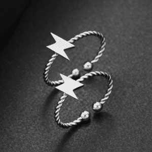 Bague assortie couple geek