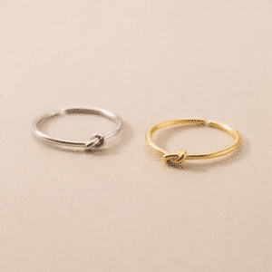 Bague couple réglable