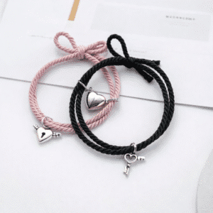 Bracelet couple avec clé
