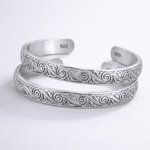 Bracelet assorti couple argent