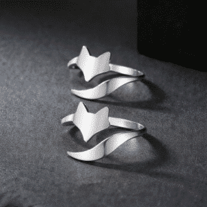 Bague couple animaux