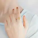 Bague couple main personnalisée 3