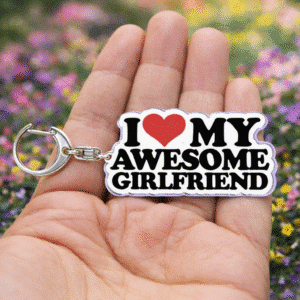 Porte clé couple inséparable femme