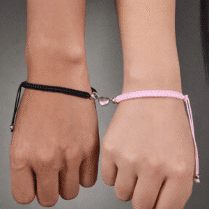 Bracelet coeur separable couple