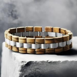 Bracelet bois couple homme