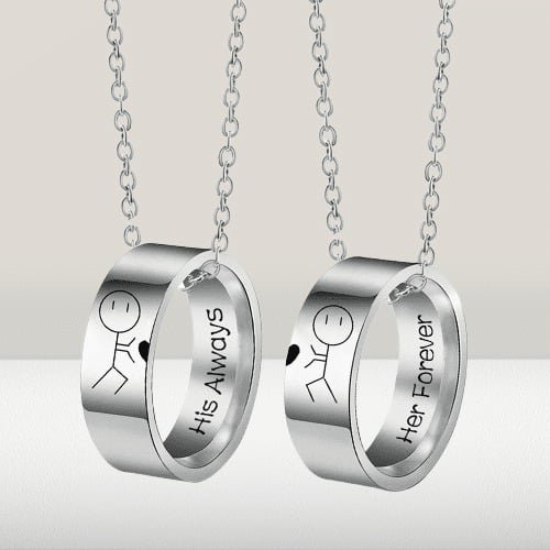 Couple et symboles d'amour