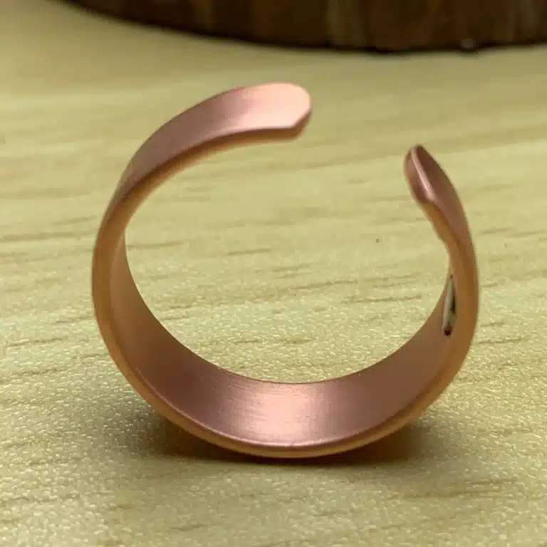 Bague couple cuivre 3