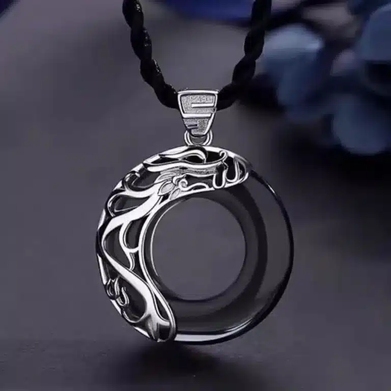 Cadeau collier couple rond 5