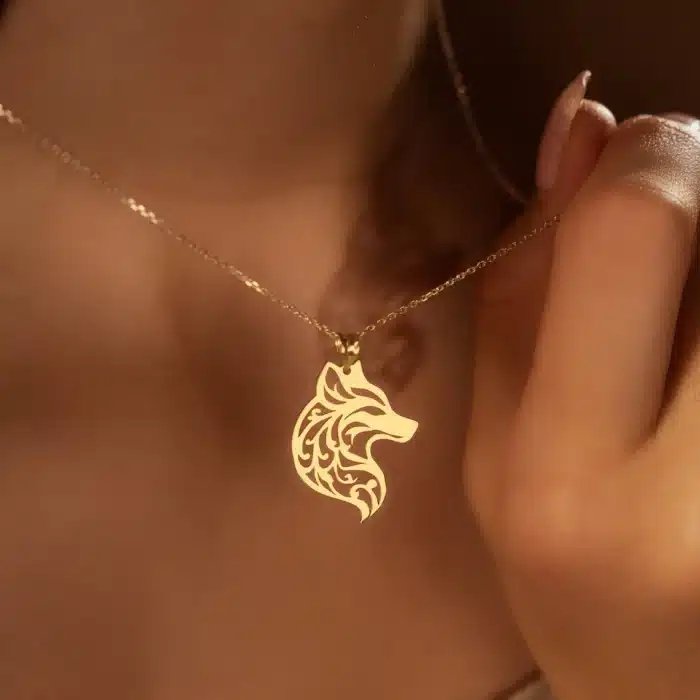 Collier couple loup 1