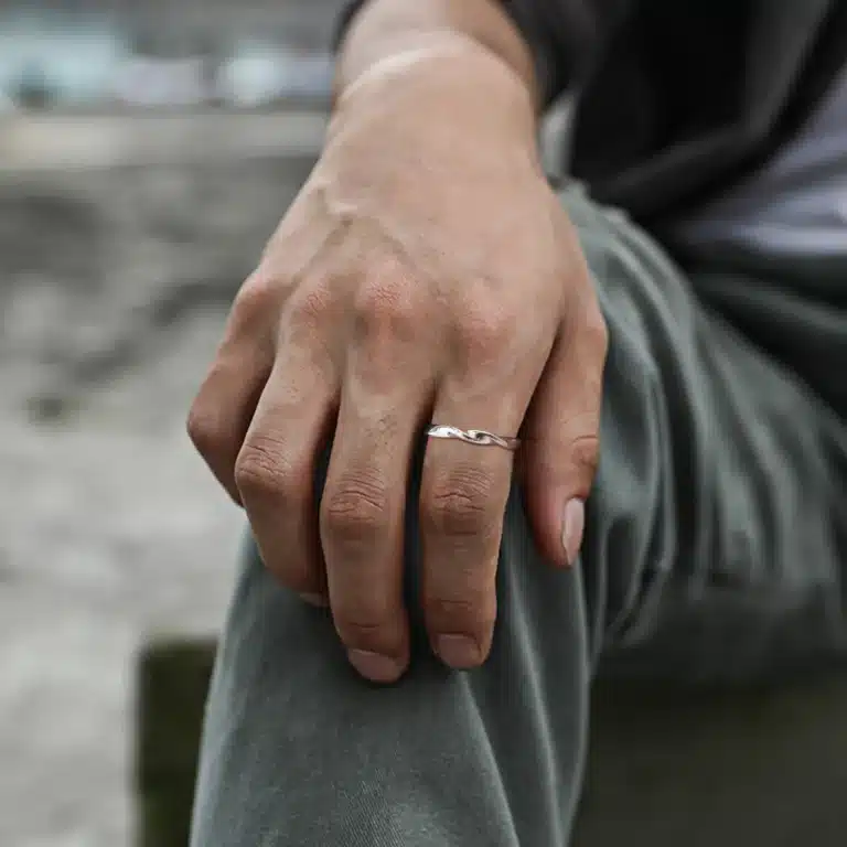 Bague couple ajustable 3