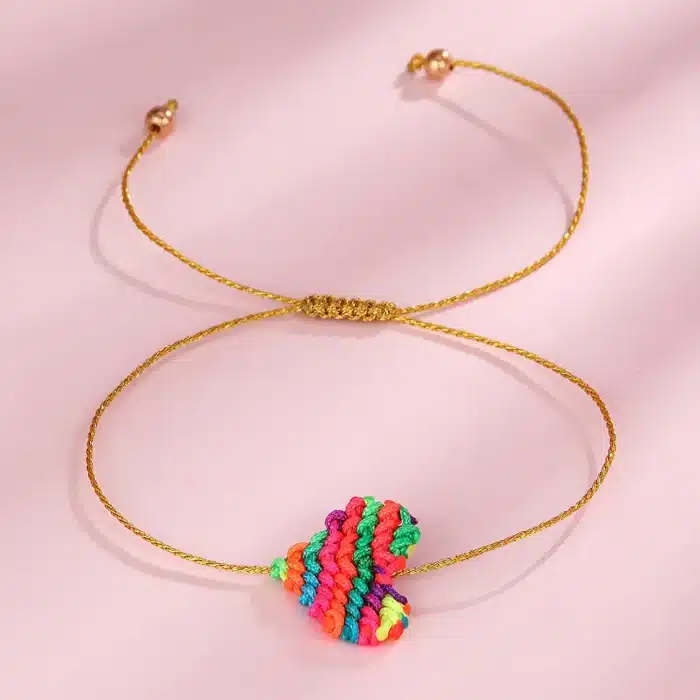 Bracelet brésilien coeur couple 1