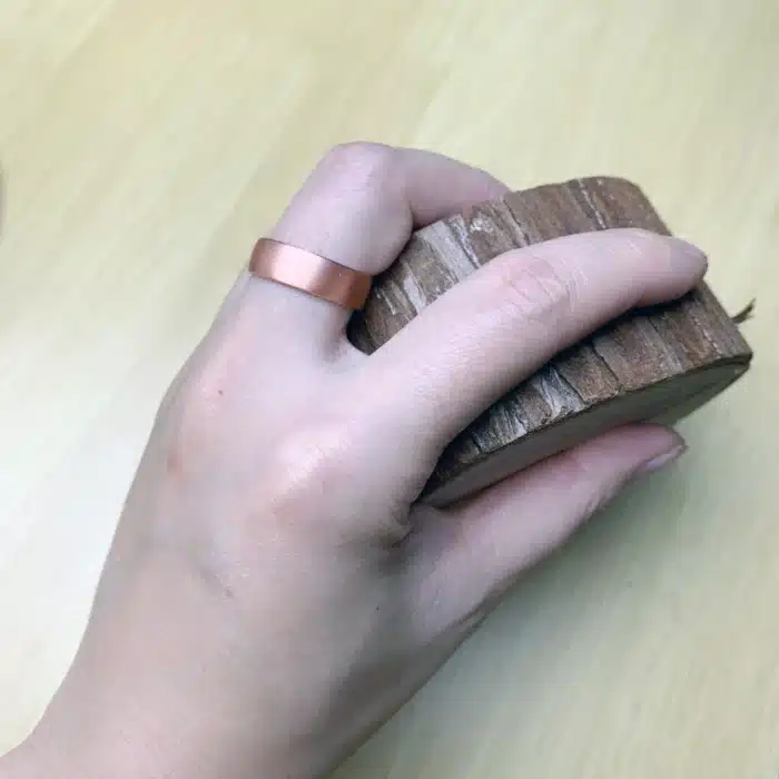 Bague couple cuivre 4