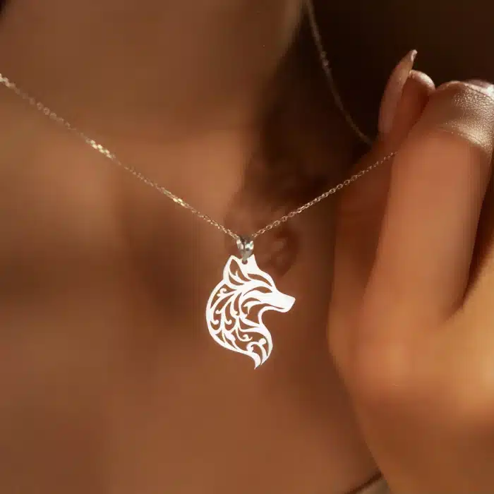 Collier couple loup 2