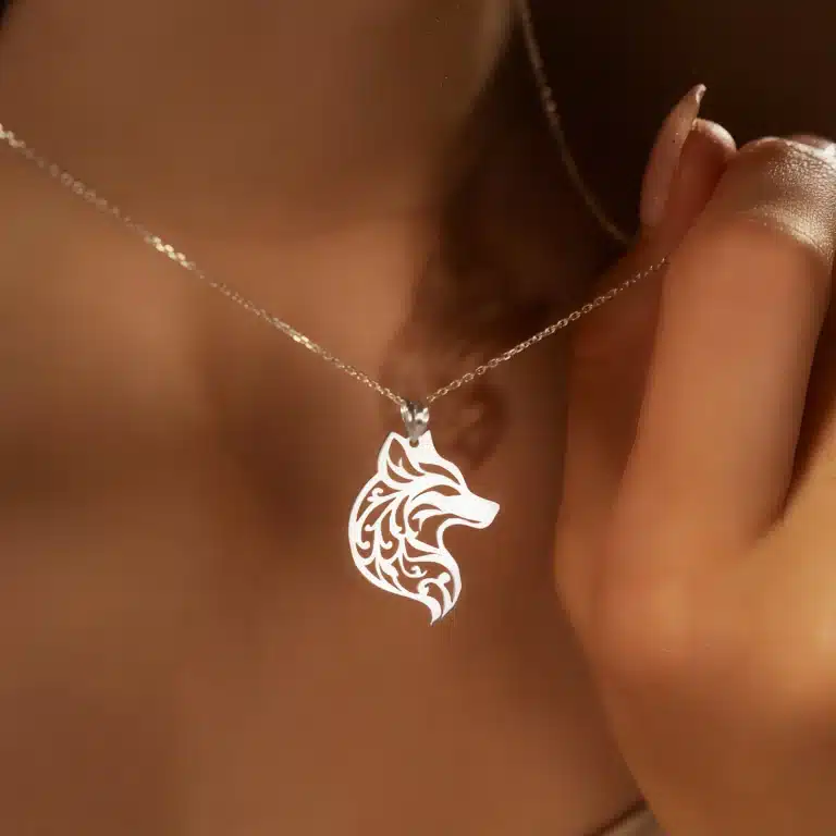 Collier couple loup 2