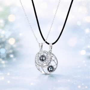 Collier deux parties couple