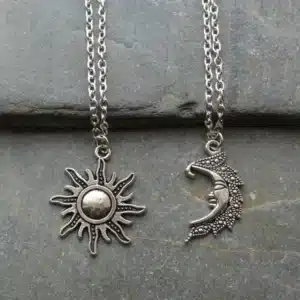 Collier couple original lune 1