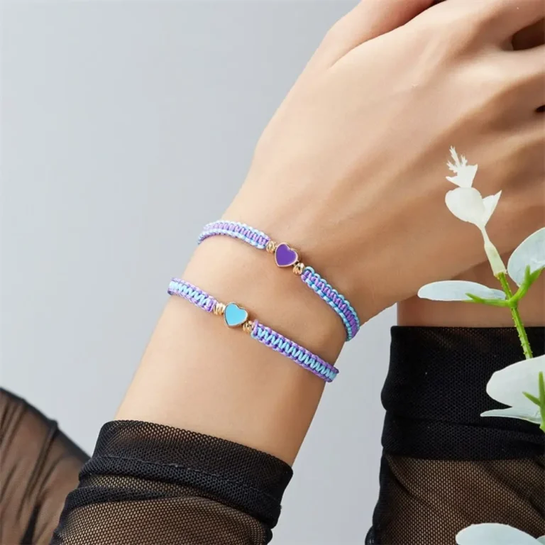 Bracelet coeur couple 5