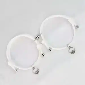Bracelet blanc couple 1