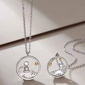 Collier couple petit prince
