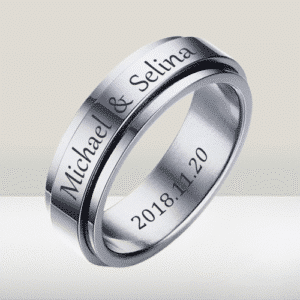 Bague promesse prénom