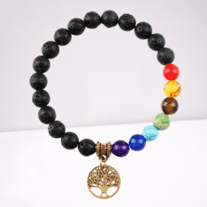 Bracelet couple arbre de vie chakras