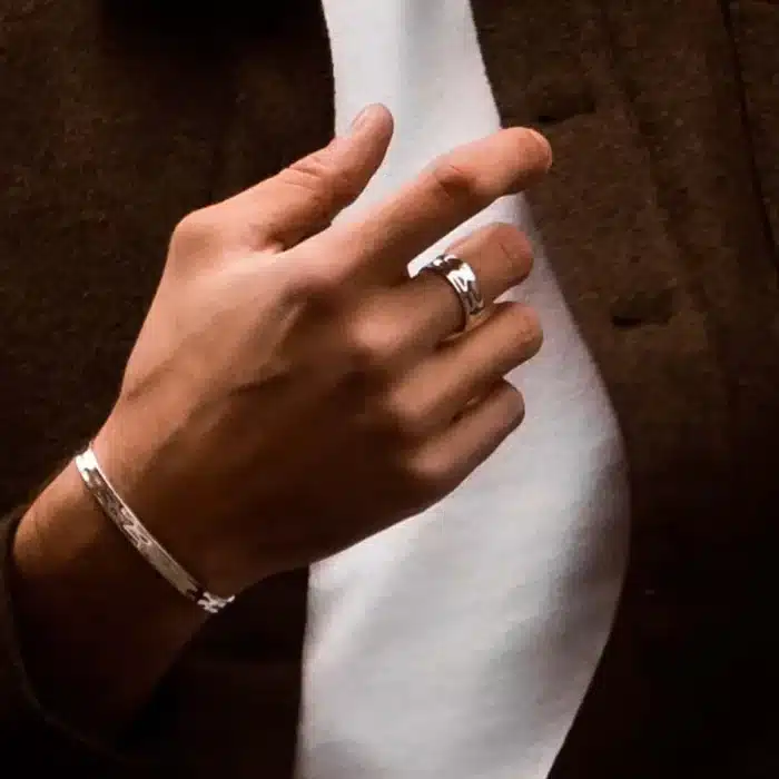 Bague de couple plate 2