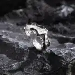 Bague couple noir et blanc 3