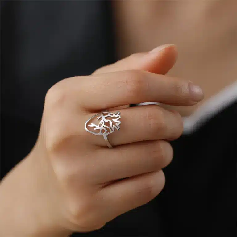 Bague coeur couple 2