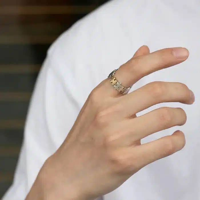 Bague puzzle couple 3
