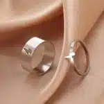 Bague couple eclair 1