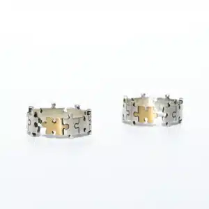 Bague puzzle couple 1