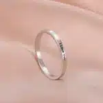 Bague promesse anneau personnalisé 1