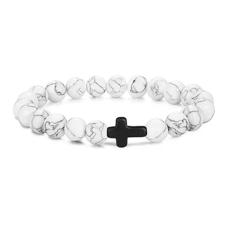 Bracelet couple distance pierre naturelle 4