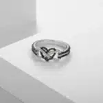 Bague Couple Coeur Infini Femme 1