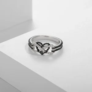 Bague Couple Coeur Infini Femme 1