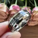 Bague couple cardiogramme 3