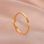 Bague promesse anneau personnalisé 4