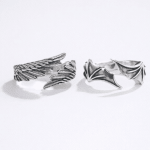 Bague couple aile