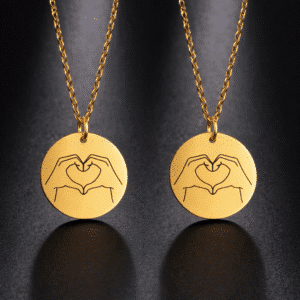 Bijoux collier pour couple