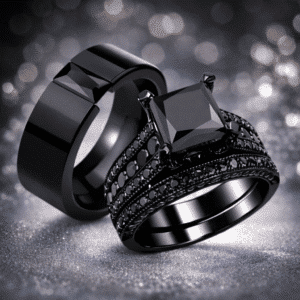 Bague couple pierre de lune