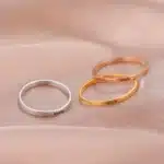 Bague promesse anneau personnalisé 3